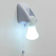 Led Pull String Cord Night Light Bulb Wall Stick Up White Portable Handy Bedroom Bathroom Cabinet Closet Lamp Battery Powered Led Night Lights Aliexpress