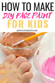 Brush the paint over your painting surface, then wait for the paint to set. How To Make Face Paint 4 Ingredients You Already Have At Home Face Paint Recipe Diy Face Paint Homemade Face Paints