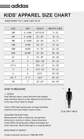 Adidas Youth Shorts Size Chart