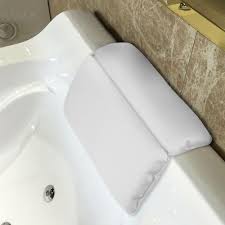Sensorpedic memoryloft deluxe gusseted memory foam center with down alternative medium density pillow. Bath Pillow Waterproof Non Slip Sponge Cushion Memory Foam Headrest Shoulder Spa Bath Pillow Hot Tub Room Tub Remodel