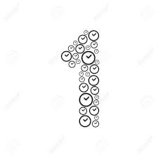However, this gives the frequency of letters in english text, which is dominated by a relatively small number of common words. Alphabet Set Letter Number One Or 1 Clock Pattern Time System Concept Design Illustration Isolated On White Background Vector Royalty Free Cliparts Vectors And Stock Illustration Image 121098614