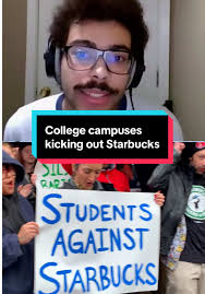 Why are college students organizing to send a message to Starbucks? Parker,  a student organizer and union worker, speaks