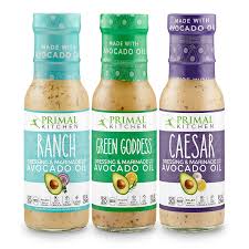Click to go to reviews. Amazon Com Primal Kitchen Whole 30 Avocado Oil Dressing Marinade Ranch Caesar Green Goddess 3 Pack Grocery Gourmet Food