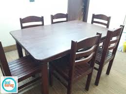 Buy dining tables online in pakistan at chairs pakistan. Wooden Dining Table With 6 Chairs 54295 Furniture In Karachi Dealmarkaz Pk