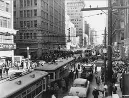 Downtown Dallas Love How Busy It Was Back Then Downtown Dallas Dallas Skyline Dallas