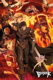 Berserk Poster Manga Anime Tv Show Large Wall Art Print 24x36 In 2020 Manga Anime Anime Berserk