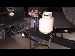 To choose the right weight distribution hitch size, you'll need to determine your trailer tongue weight and the weight of any cargo behind the rear axle. How To Set Up A Weight Distribution Hitch Youtube