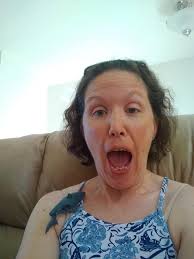 Warning: I've been told this pretty AOS dress can attract sharks! Good  thing this cute little shark expert was around to inform me AND rescue me  from said shark. 😂