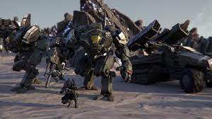 This design feature was brought back in halo wars 2. Artstation Halo Wars 2 Cyclops Gerard Muntes