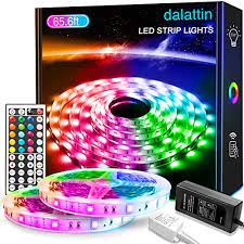 Amazon Com 65 6ft Led Lights For Bedroom Dalattin Led Strip Lights Color Changing Lights With 44 Keys In 2021 Led Strip Lighting Color Changing Lights Strip Lighting