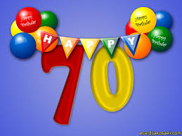 Jakosawi E Cards 70 Year Balloon 1201