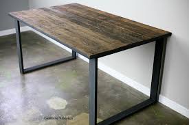 Reclaimed Wood Desk Industrial Desk Modern Desk Reclaimed Etsy Industrial Dining Table Reclaimed Wood Desk Steel Desk