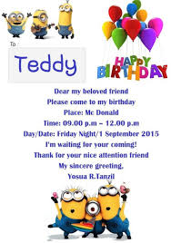 Jika tidak, beberapa contoh undangan dalam bahasa inggris berikut dapat kalian jadikan sebagai referensi. Kata Kata Untuk Undangan Ulang Tahun Dalam Bahasa Inggris