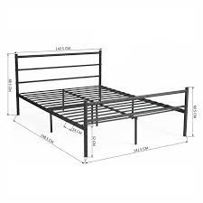 The amazingly good looking headboard and footboard are included in. Metal Bed Frame Twin Full Platform Bed Easy Assemble Headboard Footboard Storage Space For Guest Bedroom Kids Children Adults Aliexpress