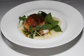 Nota Bene Restaurant Cafe Toronto Fogo Island Cod A La Plancha Anson Mills White Grits Caper Beurre Noisette 35 Foodie White Grits Food