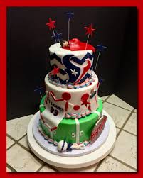 A Houston Texans Baby Shower Cake Texans Baby Shower Baby Shower Cakes Shower Cakes