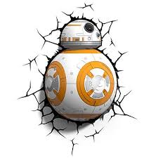 Star Wars 3d Light Fx Bb 8 3d Deco Light Stockcalifornia