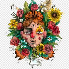 Brighten up any room luxe, a latest hand painted watercolor floral pattern with elegant and high resolution elements in. Floral Design Halloween Flower Wreath Illustration People Painted Floral Pattern Watercolor Painting Flower Arranging Png Pngegg