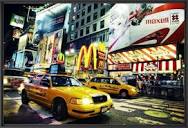 Times Square Taxi, Car, Jörg Wanderer · Art photographs · YellowKorner