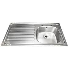 Ruvati stainless steel kitchen sink is a durable product that does not suffer the impact of rust, provided you keep it clean and free of dirty water! Franke Single Bowl Stainless Steel Kitchen Sink With Drainer