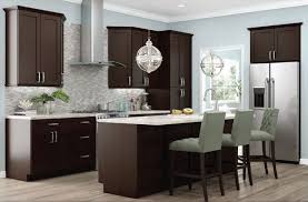 Bel Aire Mocha Rtacabinet Door Style From The Atlanta Cabinetry Line Available From Cabinets Expre Assembled Kitchen Cabinets Home Kitchen Cabinets Home Depot
