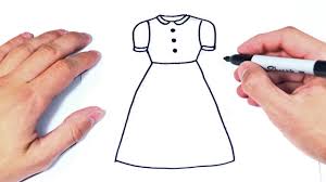 Vestidos, manualidades and google on pinterest. Como Dibujar Un Vestido Paso A Paso Dibujo De Vestido De Mujer Youtube