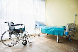 Affordable and search from millions of royalty free images, photos hospital bed stock photos and images. Wheelchair And Patient Bed In Hospital Room Background With Comfortable Stock Photo Picture And Royalty Free Image Image 141044484
