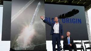 Jeff bezos will be on board blue origin's new shepard rocket when the company launches its first crewed space flight on 20 july. Jeff Bezos Headed To Space In Blue Origin S Spaceflight Ie