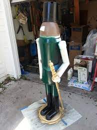 Diy Lifesize Nutcracker On A Budget Pots Planters And Pvc July 2015 Nutcrackers Diy Nutcracker Christmas Nutcracker