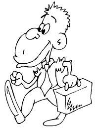 A monkey with a banana. Monkey Coloring Pages Coloring Pages Online Coloring Pages