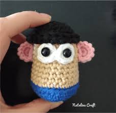 Tuto De Crochet Porte Cles Mr Patate Natalina Craft Crochet Blanket Patterns Crochet Patterns Free Crochet Pattern