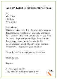 Apology Letter Template For Mistake Format Sample Example Best Letter Template Formal Letter Writing Lettering Letter Templates