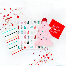 So satisfy your festive sweet tooth with some salted caramel maple pecan bars or savor some double mint chocolate cookies. Pink Christmas Tree Dessert Plates The Party Darling