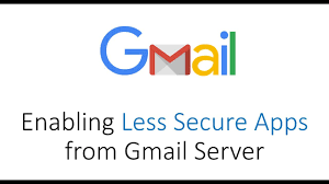 Today i change my google setting to allow less secure apps: How To Enable Less Secure Apps In Gmail Account Youtube