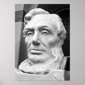 Poster Abraham Lincoln e sua gata "Gloria" 2