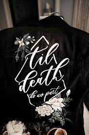 Pin By Jessika Herman On Wedding Wedding Jacket Leather Jacket Wedding Dark Wedding