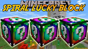 This datapack requires the lucky block mod to work ! Lucky Block Spiral Mod For Minecraft 150 Or So New Drops Wminecraft Net