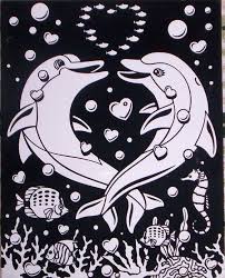 Lisa Frank Velvet Dancing Dolphins Folder Never Used Color W Markers Rare Htf Cool Coloring Pages Coloring Pages Lisa Frank