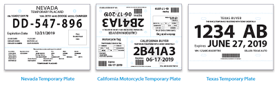 Use a printable oklahoma temporary tag template template to make your document workflow more streamlined. Printable Temporary License Plates Relyco