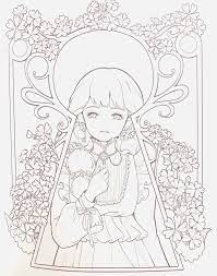 80+awesome coloring pages with popular characters. New Girls With A Flowers In 2021 Manga Coloring Book Anime Lineart Cute Coloring Pages