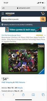 Over the years, ravensburger has developed a wide range of designs and ideas ranging from children's puzzles with wooden pieces to puzzles with 500, 1000 or 1500+ pieces. Pin By Carly Fullerton On Jigsaw Puzzle Jigsaw Puzzles Ravensburger Villain