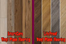 Lifeproof vinyl flooring can be installed over existing wood floor, a concrete subfloor or existing vinyl flooring planks. Smartcore Vs Lifeproof Vinyl Plank Flooring Make The Best Choice Livingproofmag