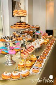 Table Donuts Candy Buffet Birthday Brunch Sweets Desserts