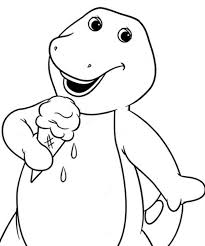 Barney The Dinosaur Black And White Pin By Juanita Steele On Barney Coloring Pages Barney Friends Barney The Dinosaurs