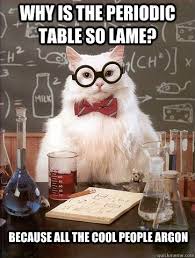 Why Is The Periodic Table So Lame Cat Meme Cat Planet Cat Planet