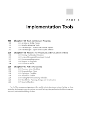 part 5 implementation tools airport management guide for