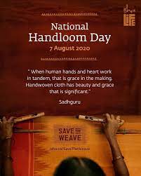 The rich haryanvi culture is characterised by the hookahs and the charpoys, the vivid fairs and the swaying paddy fields; Juhee On Twitter August 7th National Handloom Day Is Observed To Honor The Handloom Weavers In The Country On This Occasion Join Smritiirani In Conversation With The Mystic Sadhgurujv Live Today At