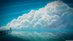 Minimum resolution and proper aspect ratio. Anime Blue Sky Wallpaper 4k Novocom Top