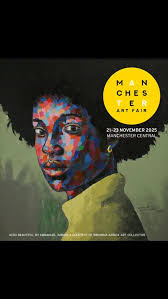 @lindsay.norman.art and I had a very enjoyable evening over the Pennines at  @mcrartfair , Loads to see and be inspired by, It was also lovely to catch  up with so many friends exhibiting, good luck ...