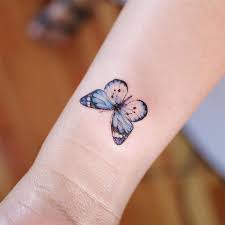 Studiobysol Guseul On Instagram Butterfly S Side Edges One Little Butterfly Done A Butterfly Tattoos For Women Butterfly Wrist Tattoo Butterfly Tattoo